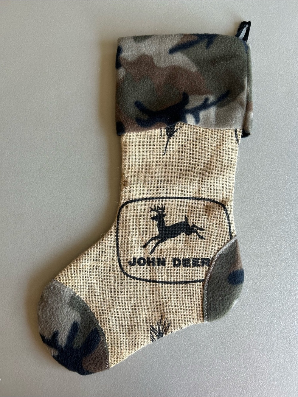 John Deere Christmas stocking